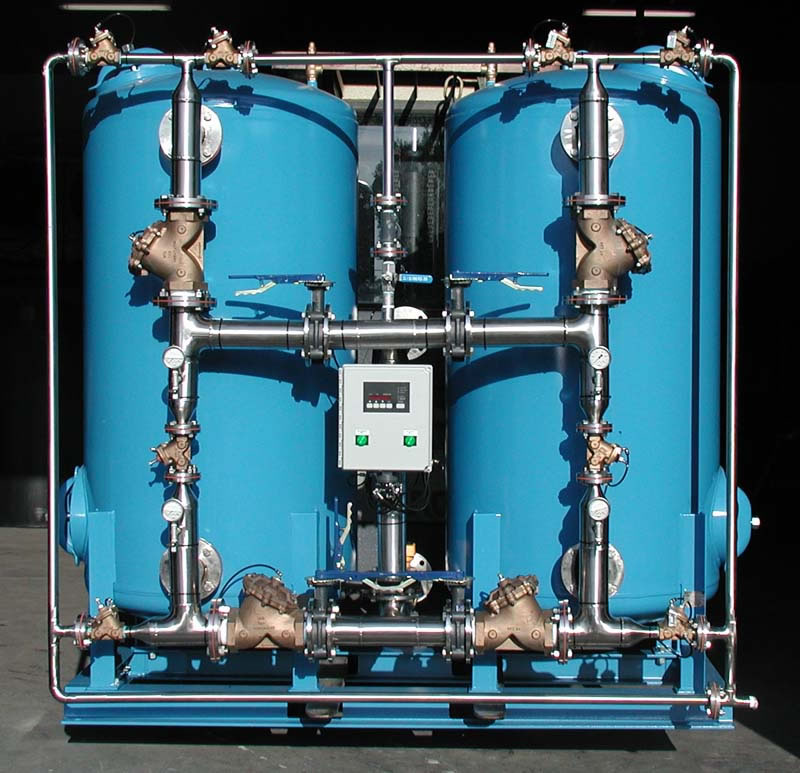 Automatic Duplex Industrial Water Softener ASD-3660-3/1/SS